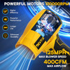 DEVTBLUN ELECTRIC CORDLESS LEAF BLOWER DEWALT 20V BATTERY NO BATTERY - YELLOW