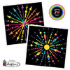 COLORFORMS STICKERS 70TH ANNIVERSARY BOX SET + 500+ STICKERS KIT - MULTI COLOR New
