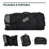 TRAVELERS CLUB 32" MIDGARD EXPANDABLE ROLLING TRAVEL BAG - BLACK