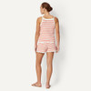AMAZON ESSENTIALS X SOFIA GRAINGE COTTON CROCHET JUMPER 2XL - IVORY RED STRIPE