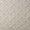 DAN RIVER 3 PIECE PINSONIC QUILT SET OATMEAL GEOMETRIC REVERSIBLE KING - OATMEAL
