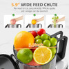 SUNVIVI COLD PRESS JUICER WITH 5.9" WIDE FEED CHUTE ZMJ004BK-11-SV - BLACK