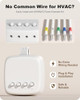 KWRNVO POWER EXTENDER KIT FOR ECOBEE SMART THERMOSTAT C-WIRE ADAPTER - WHITE
