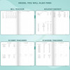 CLEVER FOX BUDGET PLANNER PRO - FINANCIAL ORGANIZER (7"X10") - TURQUOISE New