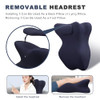 COMFORSHARE HOME MEMORY FOAM ERGONOMIC WEDGE PILLOW PRONE SLEEPING - BLUE