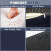 COMFORSHARE HOME MEMORY FOAM ERGONOMIC WEDGE PILLOW PRONE SLEEPING - BLUE