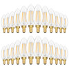 GoBright 24-Pack Dimmable E12 Candelabra Light Bulbs 60 Watt Equivalent