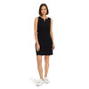 SPYDER WOMEN'S CREPE TEXTURED STRETCH RIPSTOP SLEEVELESS DRESS - SIZE L - BLACK New