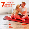 VICONOR RED LIGHT THERAPY FOR BODY, INFRARED, 73"X 32" RED-LIGHT MAT - BLACK