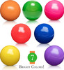 FOXPRINT SOFT PLASTIC KIDS PLAY BALLS 100 BALLS - MULTICOLOR