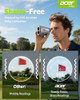 Acer Gadget Golf Rangefinder Slope 1200/1700Yards Laser Range Finder - Black
