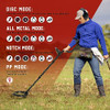 Buytes Metal Detector for Adults, Higher Accuracy, DSP Chip, GC-1071 - Black New