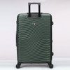 TUCCI ITALY SPETTRO 3-PIECE EXPANDABLE HARDSIDE LUGGAGE 20/28/30  - GREEN New