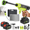 BLUSOKE CORDLESS PRESSURE WASHER PORTABLE BATTERY 2 6-in-1 , PWR-1500- GREEND