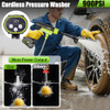 BLUSOKE CORDLESS PRESSURE WASHER PORTABLE BATTERY 2 6-in-1 , PWR-1500- GREEND