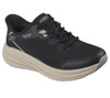 SKECHERS WOMEN'S BOBS SKILLZ HANDS FREE SLIP-INS SIZE WOMEN 9 BLACK/WHITE New
