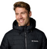 COLUMBIA MEN'S POWDER LITE II HOODED JACKET - SIZE MEN 1X - BLACK New