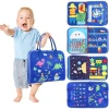Busy Board Toddler Stocking Stuffers - Sensory Toys for Toddlers, Magic Blue New