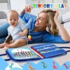 Busy Board Toddler Stocking Stuffers - Sensory Toys for Toddlers, Magic Blue New