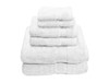 NOBLE HOUSE ULTRA SOFT COTTON EXTRA HEAVY & ABSORBENT HOTEL SPA FEEL 6PC - WHITE