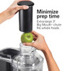 HAMILTON BEACH EASY CLEAN JUICE EXTRACTOR, 3" CHUTE, R67870 - STAINLESS STEEL