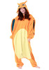 SAZAC POKEMON CHARIZARD KIGURUMI ONESIE ADULT UNISEX, ORANGE/YELLOW/TEAL/WHITE New