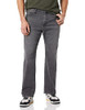 AMAZON ESSENTIALS MEN'S STRAIGHT-FIT BOOTCUT JEAN - SIZE 36W X 29L - WASHED GRAY New