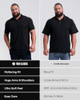 TCT4002-3PK MEN'S POLO SHIRTS SHORT SLEEVE - SIZE: MEN L - CARBON/HEATHER/WHITE