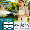 TOOLASIN 100FT NON-EXPANDING LIGHTWEIGHT WATER HOSE WITH 10 FUNCTION NOZZLE