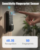 YHV KEYLESS ENTRY SMART DOOR LOCK CODE FINGERPRINT KEYPAD DEADBOLT LOCK - CA-02