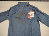 CANADA WEATHER GEAR MEN'S 1/4 ZIP BIRDSEYE SWEATER - SIZE: MEN XL - BLUE New