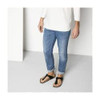 BIRKENSTOCK GIZEH UNISEX LEATHER SANDALS - SIZE: MEN 9 - BLACK