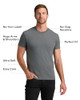 True Classic Mens T-Shirts – Short Sleeve Crew Neck CARBON M