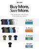 True Classic Mens T-Shirts – Short Sleeve Crew Neck CARBON M