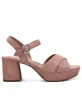 AEROSOLES WOMEN'S COSMOS PLATFORM - SIZE: WOMEN 7 WIDE - BLUSH - FABRIC