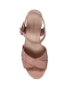 AEROSOLES WOMEN'S COSMOS PLATFORM - SIZE: WOMEN 7 WIDE - BLUSH - FABRIC
