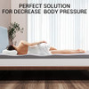 MAXZZZ 3 INCH MEMORY FOAM MATTRESS TOPPER VENTILATED PAD KING SIZE - GRAY New
