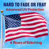 GENERIC OUTDOOR AMERICAN FLAG 3X5FT - RED/WHITE/BLUE