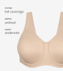 WACOAL WOMEN'S FULL SUPPORT UNDERWIRE SPORT BRA WOMEN 40D BLACK