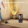 Brightown Floor Can Lights 2 Pack LED Uplight Lamp Spotlights, Remote, Timer