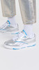REEBOK WOMEN'S BB 4000 II SNEAKERS - SIZE WOMEN 7 - SILVER/ALWAYS BLUE/WHITE