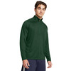 1328495 UNDER ARMOUR MEN'S TECH 2.0 1/2 ZIP - SIZE MEN 2XL -FOREST GREEN/BLACK New