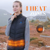 IUREK ZD932 HEATED VEST - SIZE: WOMEN M - BLACK New