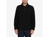 IZOD MEN'S QUARTER ZIP FLEECE PULLOVER - SIZE: MEN 2XL - BLACK New