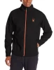 SPYDER CONSTANT FULL ZIP FLEECE JACKET - SIZE: MEN L - BLACK/RED New