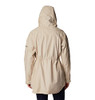 COLUMBIA WOMENS SAGE LAKE LONG LINED JACKET - SIZE: WOMEN XL - ANCIENT FOSSIL New