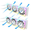 THERMALTAKE MAGCURVE 360 ULTRA CPU LIQUID COOLER 3X120MM 500~2500RPM - WHITE
