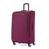 SAMSUIT Saire LTE Softside Expandable Luggage w/Spinners | 3 PC Set | Raspberry