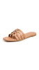 159999 TORY BURCH WOMEN'S INES CAGE SLIDES SIZE: WOMEN 7.5 CAMELLO/CAMELLO New