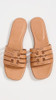 159999 TORY BURCH WOMEN'S INES CAGE SLIDES SIZE: WOMEN 7.5 CAMELLO/CAMELLO New
